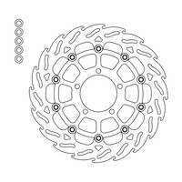Disque de frein avant Flame Floating Triumph Bonneville / StreetCup / S-Scrambler / S-Twin / Thruxton 09-current