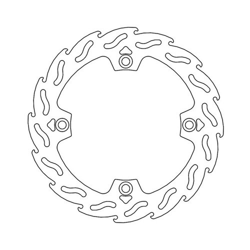 Moto-Master Vordere Bremsscheibe Flame Honda XLV / NX 88-12