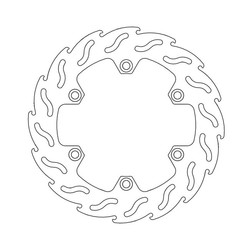 Vordere Bremsscheibe Flame Honda XLV 600 87-96