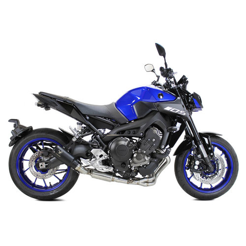 IXRace MK2 Système d'échappement complet en acier inoxydable Yamaha MT-09 13-19, XSR 900 16-19, Tracer 900 13-19 (Sélectionnez la couleur)