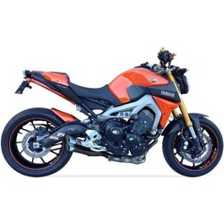 Ligne d'échappement complète Hyperlow noir XL pour YAMAHA MT-09, XSR 900 (Euro3 + 4)
