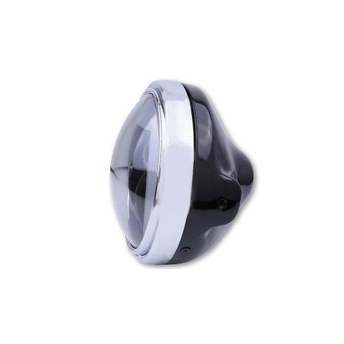 Highsider Phare à LED 7 pouces LTD Typ 8 avec TFL, éclairage de virage noir