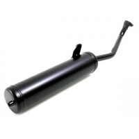 Uitlaat Vespa SI Mix 25km 23.5mm Zwart
