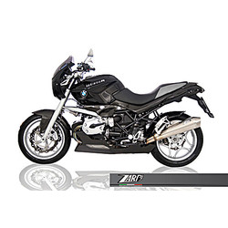 Schalldämpfer hinten BMW R 1200 R, rostfreier Satin, Slip-On, E-Markiert