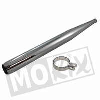 Exhaust Zundapp Flute 60x28mm Chrome