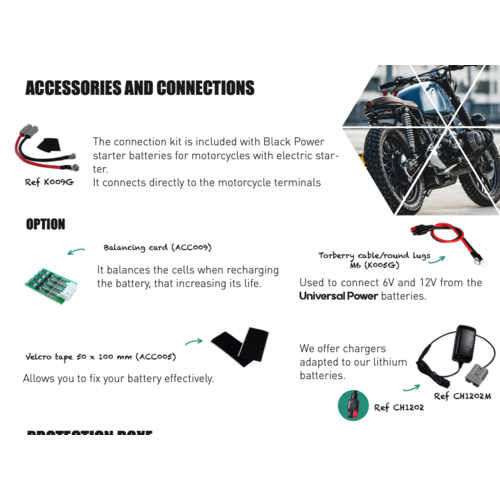 Solise Lithium Battery Module Kit CCA120 12V 2,3 AH