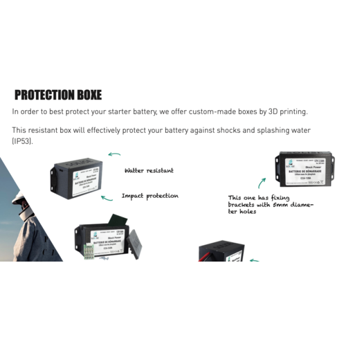 Solise Kit de module de batterie au lithium CCA240 12V  5AH