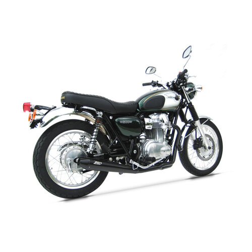 Zard Exhaust System Kawasaki W 800 Tapered Round Full Kit 2-1