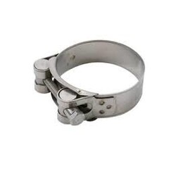Uitlaatklem Bocht 29-31mm (20mm) M6 RVS