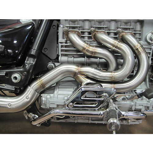 Zard Auspuffanlage Triumph Roadster / Rocket 3, 05-11, rostfrei, konisch rund, E-markiert