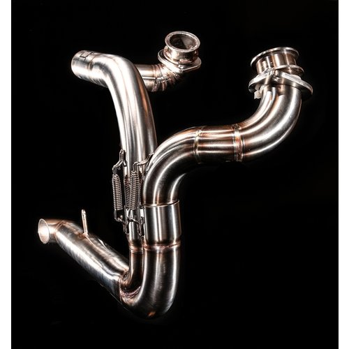 MAD Exhaust Yamaha XV Virago klassischer Slashcut-Auspuff