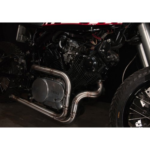 MAD Exhaust Yamaha XV Virago klassischer Slashcut-Auspuff