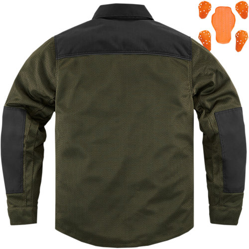 ICON Icon Upstate Riding Shirt Groen