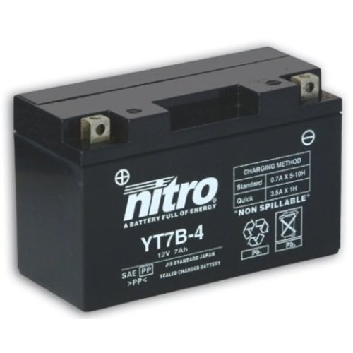 NITRO YT7B-4 Maintenance Free Battery