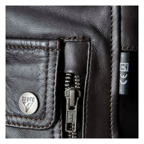 By City Legend II leren jack - bruin