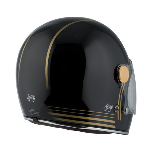 By City Roadster Gold zwarte helm - zwart