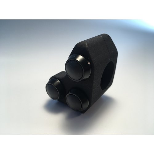 TV3D Interrupteur «Triple» TV3D imprimé en 3D 22 mm