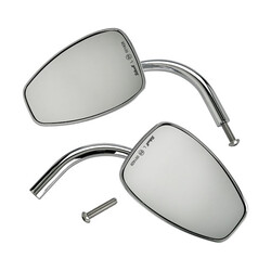 Utility Teardrop Mirror Set Ece Approved-(Kies Kleur)