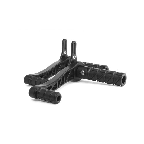MessnerMoto Universele Moto CNC RearSet - Zwart