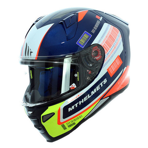 MT Helmets Helm Revenge 2 RS Bleu- (Choisissez la Taille)