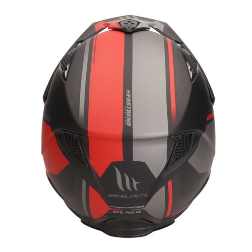MT Helmets Casque Streetfighter SV Twin Matt Red-(Choose Size)
