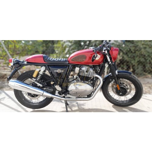 Royal Enfield Interceptor en Continental Cafe Racer Seat Model Klassiek origineel subframe (kies stijl)