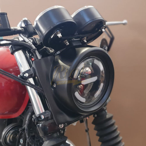 Royal Enfield Interceptor and Continental Headlight Cowl For Original Speedometer