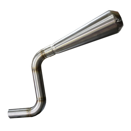 RMR BMW K75 Highmount Link Pipe (Stainless Steel)