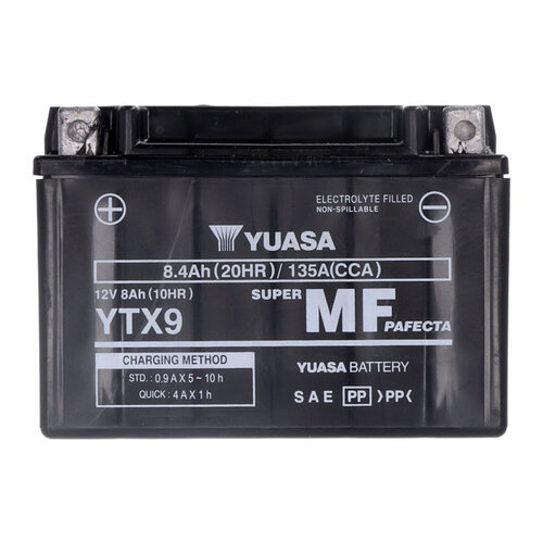 Yuasa AGM-accu YTX9-WC | KTM/BMW/Kawasaki/Honda/Suzuki/Yamaha