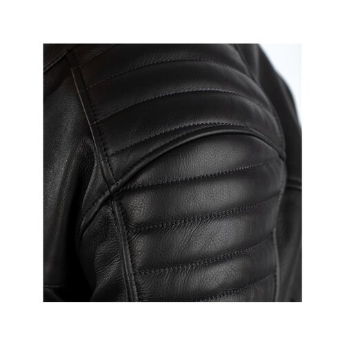 RST RST Fusion Airbag Jas Leer Zwart Heren