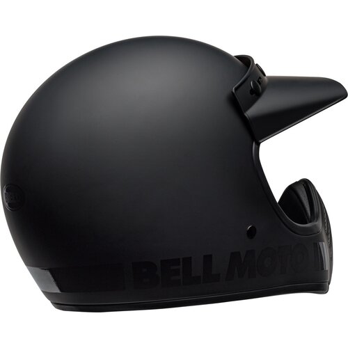 Bell Moto-3 Classic Helmet | Matte/Gloss Blackout