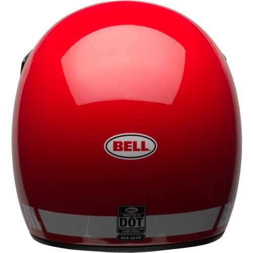 Bell Casque Moto-3 Classique | Rouge Brillant