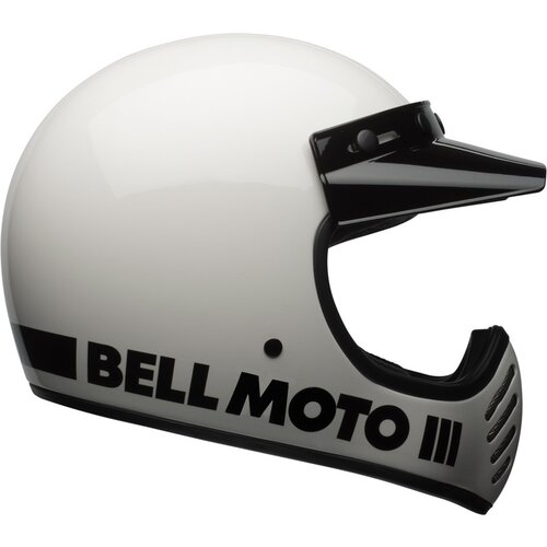 Bell Moto-3 Classic Helmet | Gloss White