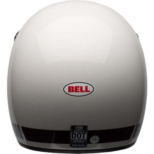 Bell Moto-3 Classic Helm | Glänzend Weiß