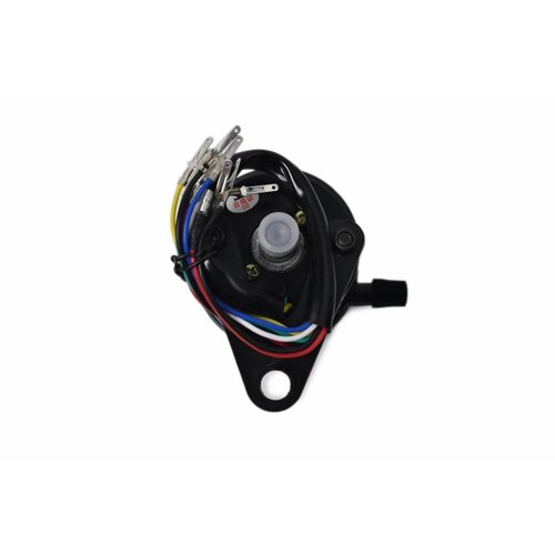 Indicateur de vitesse noir avec 4 témoins lumineux LED - Noir