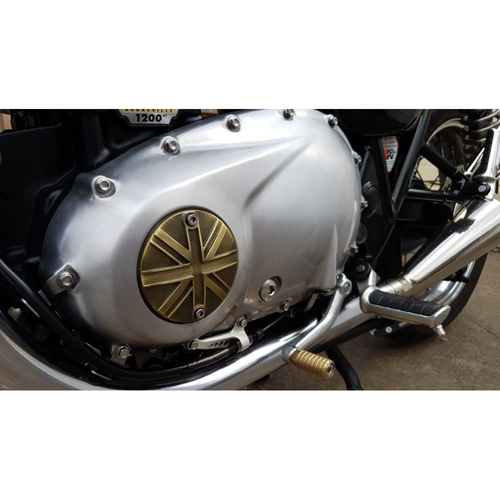 Motone Union Jack Clutch badge (select colour)