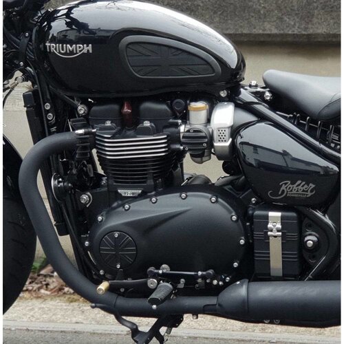 Motone Union Jack Clutch badge (select colour)