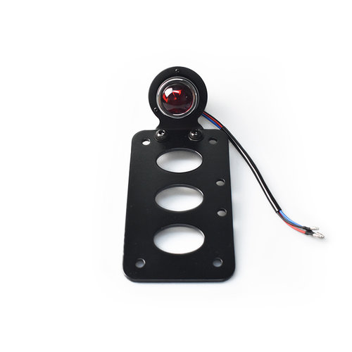 Sidemount + Verlichting Type Lucas Black