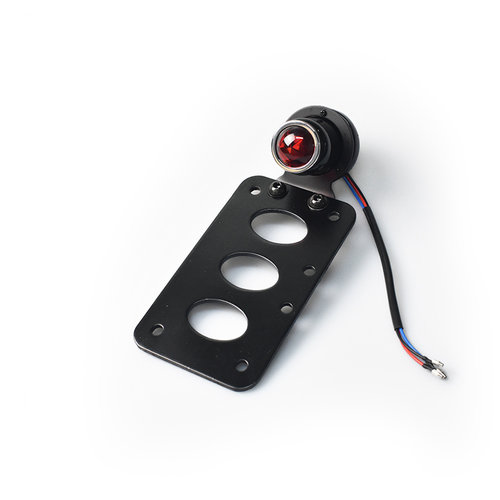 Sidemount + Rücklicht Type Lucas Schwarz