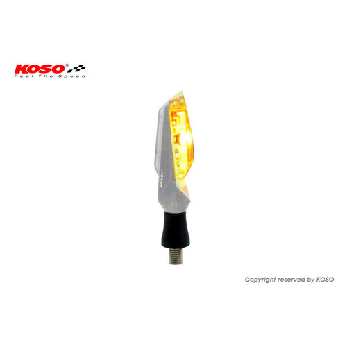 KOSO LED-indicator Mars, zilver