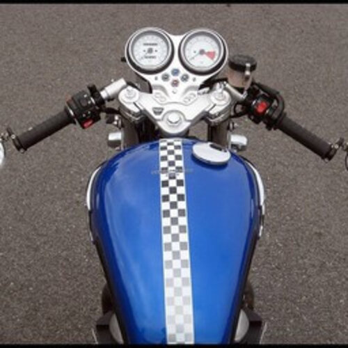 Paire de Rétroviseurs Noirs 7,5 cm Bar End Cafe Racer