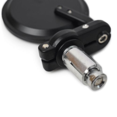 Paar schwarze 7,5 cm Bar End Cafe Racer Spiegel