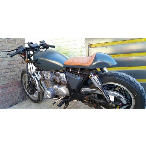 C.Racer Cafe Racer Seat Diamond Stitch Brown Type 30