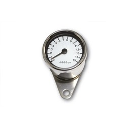 15.000 RPM Cafe Racer Tachometer Chrome