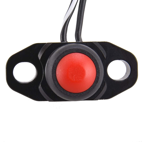 Bouton de démarrage noir en aluminium CNC 22MM