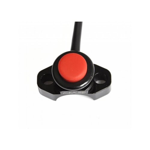 Bouton de démarrage noir en aluminium CNC 22MM