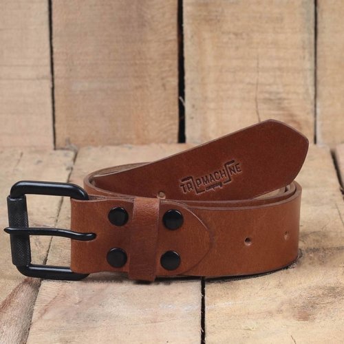 Trip Machine Belt - Vintage Tan Single Pin