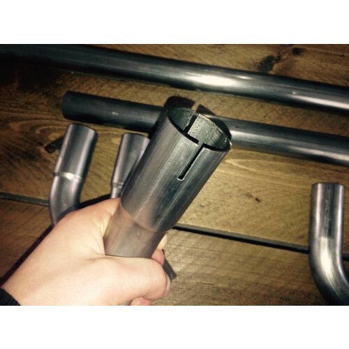 Simons 38MM DIY Uitlaat Buizen Kit RVS (Roestvast Staal)