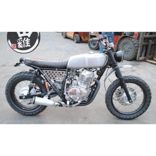 Réservoir de carburant style rétro racing avec accessoires - type 1