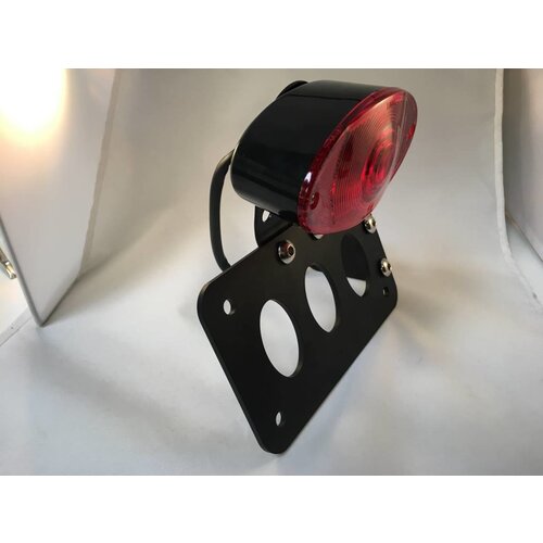 Sidemount + Verlichting Type Oval Black